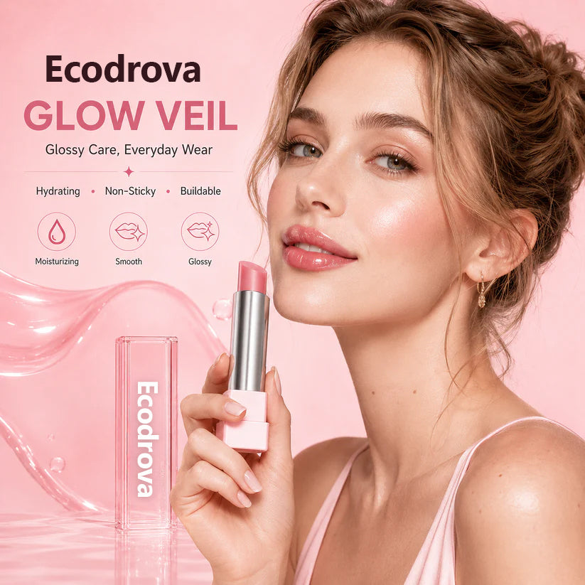 🔥Last Day Buy 1 Get 1 Free|Ecodrova GLOW VEIL LIP SHEEN OIL BALM