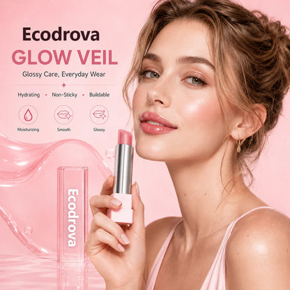 🔥Last Day Buy 1 Get 1 Free|Ecodrova GLOW VEIL LIP SHEEN OIL BALM